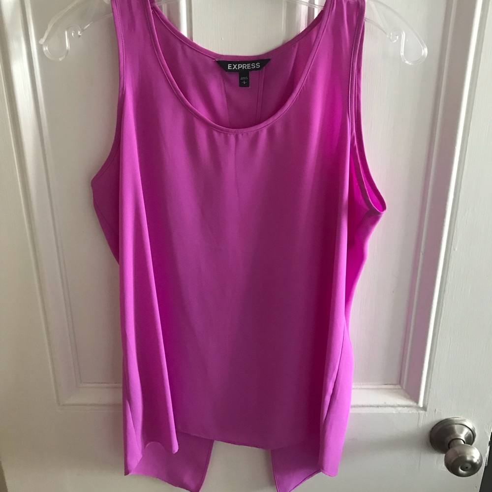 Sheer Purple Tank Top